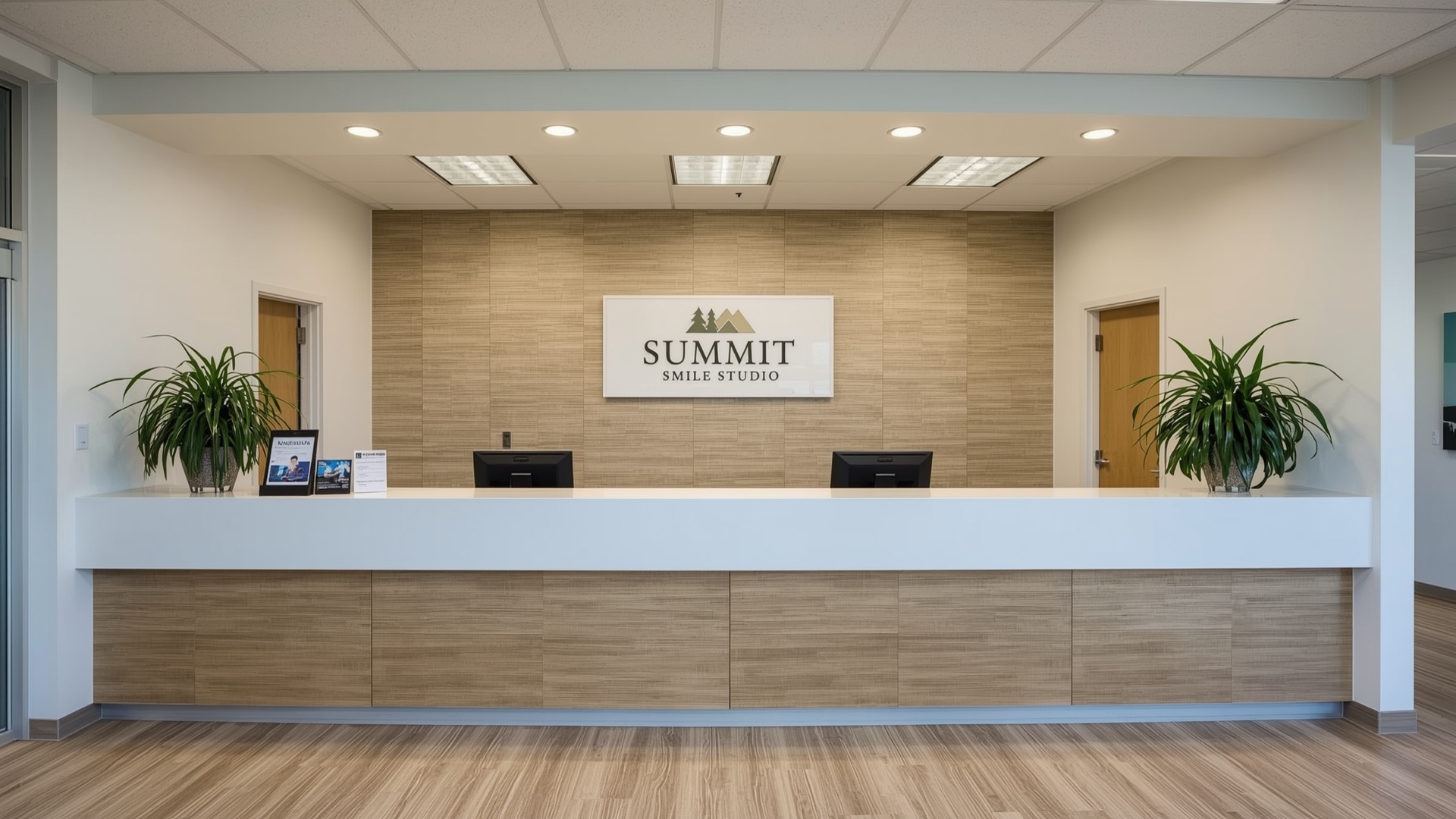 A modern and clean dental clinic interior